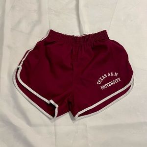 Texas A&M Vintage Maroon & White Shorts - Super Cool Size S - M